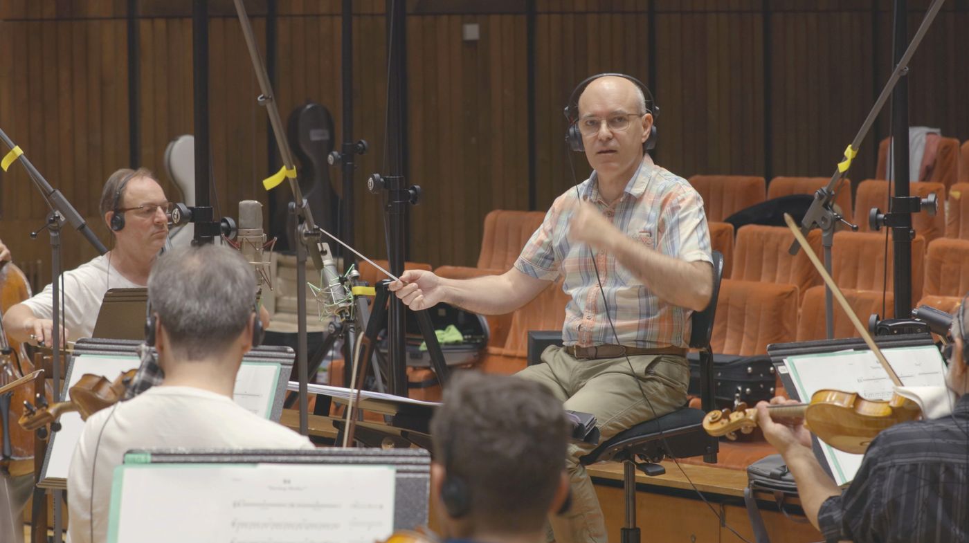 Brothers: A Tale of Two Sons — orchestra recording session